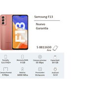 Samsung F13/ 64gb/4gb RAM/6.6 pul/50mpx/58811630 - Img 43099143