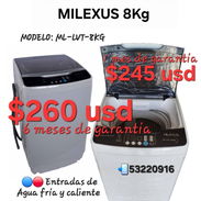 Lavadora milexus de 8kg con 6 meses de garantía (factura mensajería garantía) 53220916 - Img 54256159