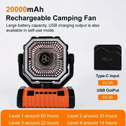 Ventilador recargable con 20mil mAh de batería!!! - Img 56573695