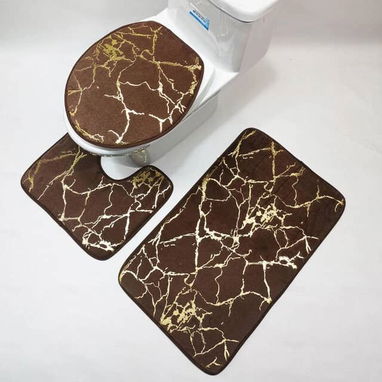 Juego de Alfombra de Baño de 3 Piezas (EyH) - Img 112822647