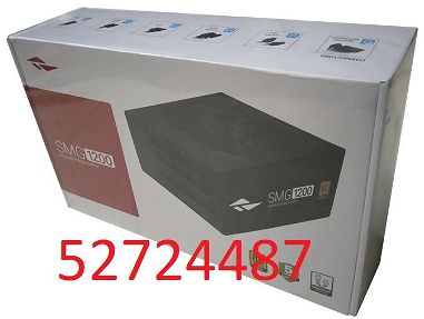 Fuente ROSEWILL SMG1200 1200W/100A, 80+ ORO, Full modular, NUEVA en caja - Img 70127899