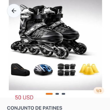Patines+ Casco+set protección - Img 118423303