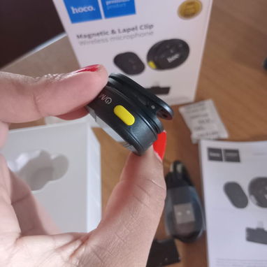 Hoco – Micrófono Inalámbrico L21 Charm TIPO Ligthning, ENTREGA DE FACTURA PARA SU GARANTÍA - 7/7