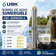1,5 HP - 2.3 HP - 3 HP - 3.5 HP. Bombas de Agua Sumergibles FACTURA + GARANTÍA - Img 55706188