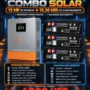 Combo Solar 12kw de potencia + 15.36kwhde almacenamiento - Img 58314265