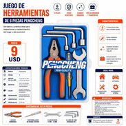 JUEGO DE HERRAMIENTAS DE 6 PIEZAS PENGCHENG - Img 57218320