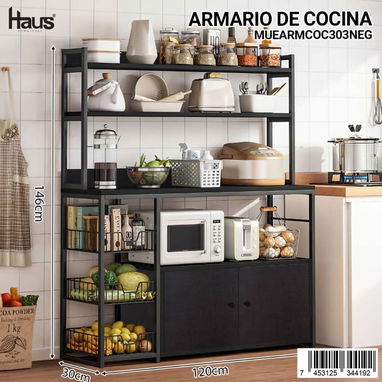 Estante organizar de cocina E&H - 4/5