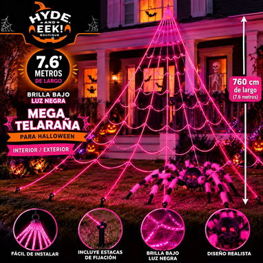 🎃🕷️Arañas y telarañas de varias medidas para decoración de Haloween 🎃 Productos Originales americanos 🇺🇲 - 9/10