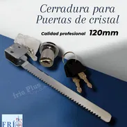 Cerradura Para Puertas De Cristal 120mm - Img 55018619