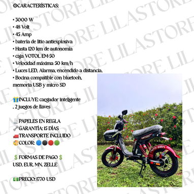 BICIMOTOS Y MOTOS DISPONIBLES 🏍️🔥 JUNTO A LILASTORE ✨ - Img 123727888