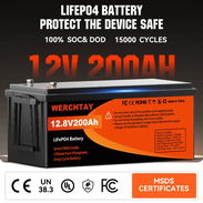 Baterias lifepo4 12.8V 200Ah, 200A BMS, Nuevas en caja - Img 51510526