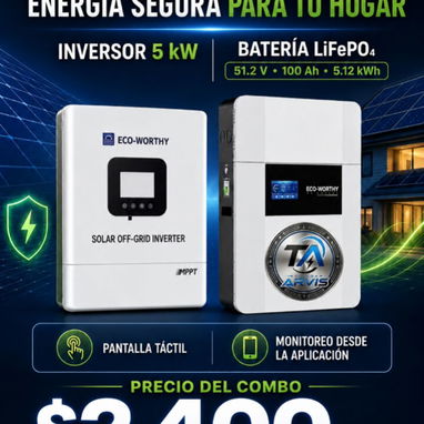 Inversores y Baterías Varios tipos y precios - 7/8