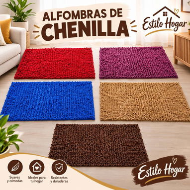 Alfombra de chenilla* - 6/6