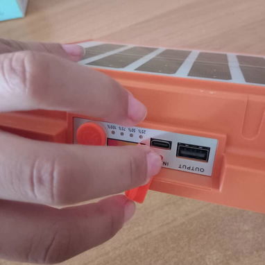 Lámpara solar recargable/ Lámpara con panel solar - 5/7