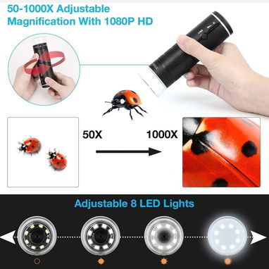 Microscopio Digital HD (F201) 🌐 - 3/7
