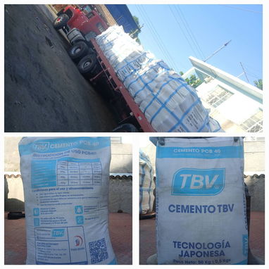 Cemento perlagris p350, cementoTBV P400, tanques de agua plástico, cintillos metálicos, bloques de cristal  disponible - 2/5