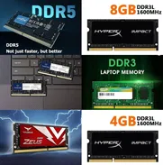 Memoria ram para PC ddr3 disipada para laptop ddr4 Gaming ddr5 - Img 48578627