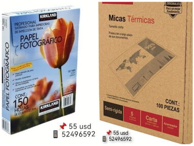Micas termicas para plasticar GBC  Paquete de 100 bolsas   Tamaño carta      0.127mm       52496592 - Img main-image