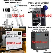🌞‼️INVERSORES, ESTACIONES, PANELES SOLARES: 225W, 450W, 550W, 620W |Cable, conectores mc4 y más.. - Img 55832148