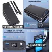 Cargador portátil carga rápida de 20000 mAh - Img 57015377