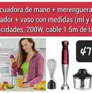Licuadora de mano + merenguera + triturador nuevas en caja!!! - Img 50398598