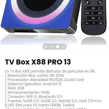 TV Box X88 PRO 13. Permite disfrutar de películas en 8K. - Img 112778898