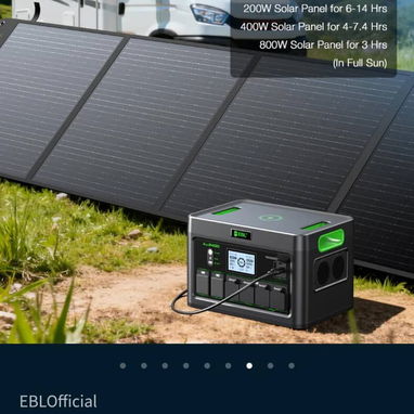 Estación de energía⚡estación eléctrica⚡con panel solar☀️y sin panel solar☀️ - Img 116002683