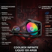 Disipacion Liquida Coolbox 120 ARGB - Img 55782849