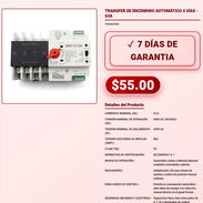TRANSFER DE ENCENDIDO AUTOMÁTICO 4 VÍAS - 63A . - Img 57897882