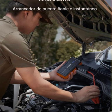 Arrancador de Batería de Coche 1500A Pico con Linterna LED y Power Bank📍AstroAl S8 - 3/4