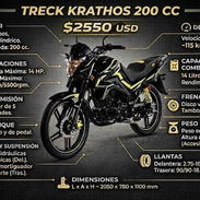 ‼️MOTO DE COMBUSTIÓN Krathos 200cc 2550usd‼️🎁 POR LA COMPRA SE LE REGALA UN CASCO INTEGRAL - Img 55897746