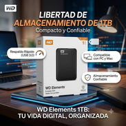 Disco Externo de 1TB Western Digital Elements, usb 3.0, nuevos en caja - Img 57419258