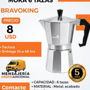 Cafetera Moka 6 tazas Bravoking - Img 57556372