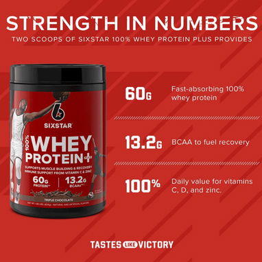 Whey Protein (SixStar Muscletech) (30gr de proteina – 18serv) - Img 117394640