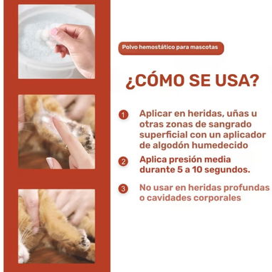 Polvo Hemostático para Mascotas - Img 122735844