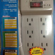 Supresor profesional P-16 para proteger los equipos electrónicos de altos Voltajes. 6 toma corriente y un toma p/teléfon - Img 55489733