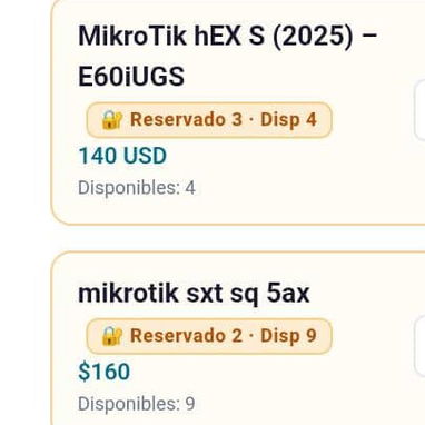 Router:MIKROTIK,Nanostation - 6/10
