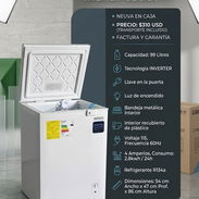 Nevera Horizontal Inverter 3.5 pies marca Royal 99L | $295 USD | Envío Incluido | Con Garantía | Cierre de Seguridad - Img 57673447