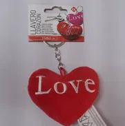 Llavero de Corazón Rojo LOVE (11x8x3cm) TDR-PLAYA - Img 50167954