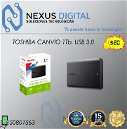 !!💻!! Disco Externo TOSHIBA CANVIO BASICS de 1Tb USB 3.0 NUEVO en caja !!💻!! - Img 45977353