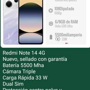 Redmi Note 14 4g 8/128; nuevo; sellado, garantía - Img 56753130