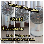 Ventilador recargable - Img 56712297
