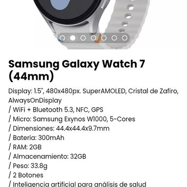 Samsung Galaxy Watch 7 (44mm). Nuevo con garantía - Img 102659685