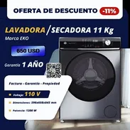2- Lavadora + Secadora al Vapor EKO 11KG - Img 55409924