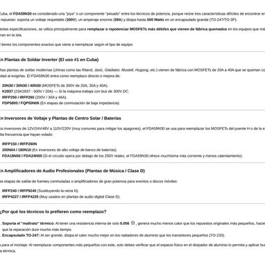 MOSFET de canal N FDA59N30 - 3/3