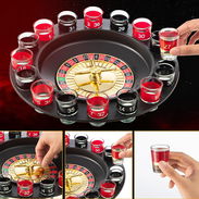 Juego de Ruleta Beber 🎲🍷 con 16 Vasos Chupitos de Cristal Numerados, en fiestas, casino y entretenimiento adulto - Img 56452791
