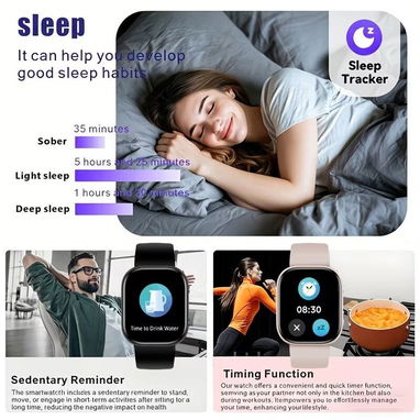 ☎️53544655 🛵 Entrega Disponible ⭐Smartwatch Inteligente 2026 – Pantalla HD de 1.88", Llamadas Bluetooth y Monitoreo D ⭐ - 5/8