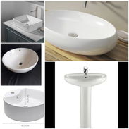 Lavamanos, mueble de baño lavamanos con pedestal - Img 50290192