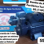 🔖 Bomba de Agua Periférica, Turbo TR- 80, (1 HP), $55 Usd❗ - Img 51734432