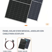 Panel Solar 510w Bifacial con Cable para Ecoflow - Img 57239656